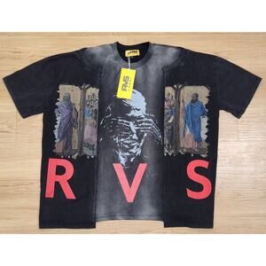 NWT RVS Lab "Seeker" Split T-Shirt Tee Mens Size Med. OVERSIZED